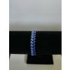 Miyuki náramek SAPPHIRE BLUE TILA – ručně šitý