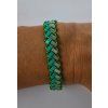 Miyuki náramek Emerald Aqua TILA– ručně šitý