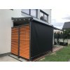System für Außenjalousien  - Schwarz (Länge: 48 cm) - Brettstärke 20mm