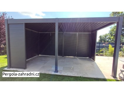 horizontální stínění DL pergoly