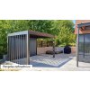 Biohort bioklimatická pergola 4 x 3 m, elektricky ovládaná