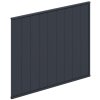 3m wide vertical tilting aluminum panel anthracite close 3