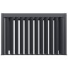 wide vertical tilting aluminum panel anthracite open 2