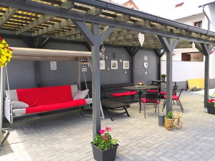 Pergola 3x7 m se sklonem