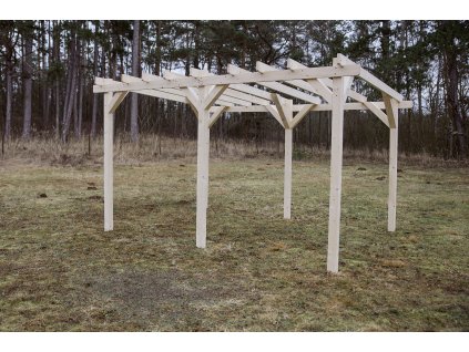 Pergola 3,5x4 m se sklonem