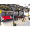 Pergola 4x12 m se sklonem