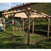 Pergola 3x5 m se sklonem