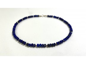 Náhrdelník lapis lazuli střední