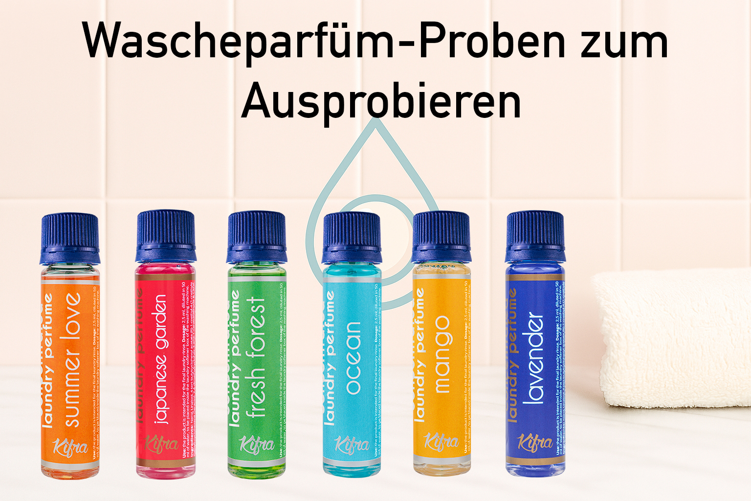 Wascheparfüm-Proben zum Ausprobieren