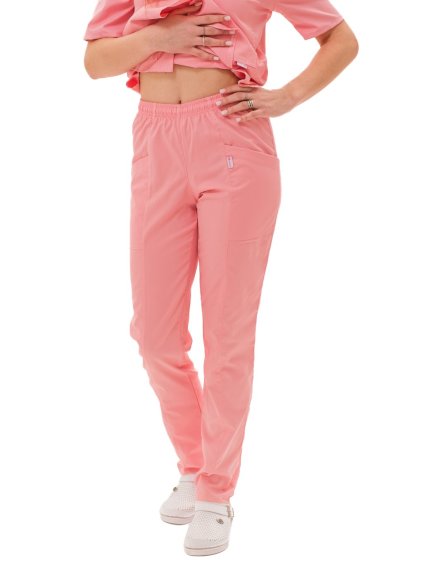 Egészségügyi nadrágok SISI SATTÉ Regular Régirózsaszín