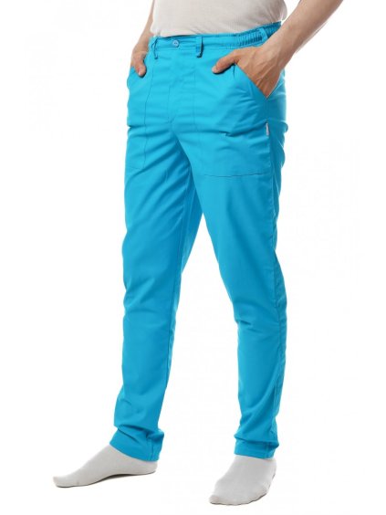 Egészségügyi nadrágok OTO SATTÉ Sötét türkizkék