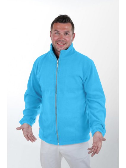 Egészségügyi pulóver MIKEŠ Sötét türkizkék