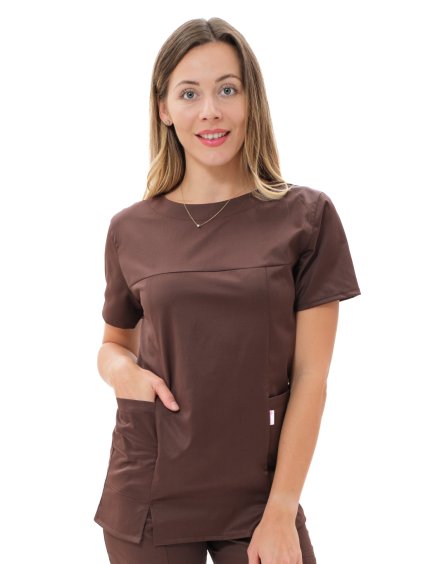 Egészségügyi blúz Viva Csokoládé