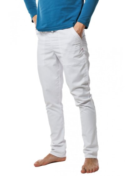 Egészségügyi nadrágok GEJZA SATTÉ Slim Fehér