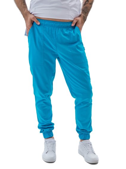 Egészségügyi nadrágok MAX SATTÉ Sötét türkizkék