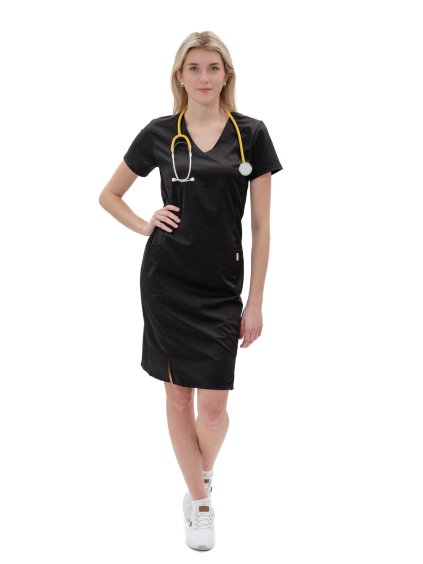 Egészségügyi ruha Ivka SATTÉ Fekete