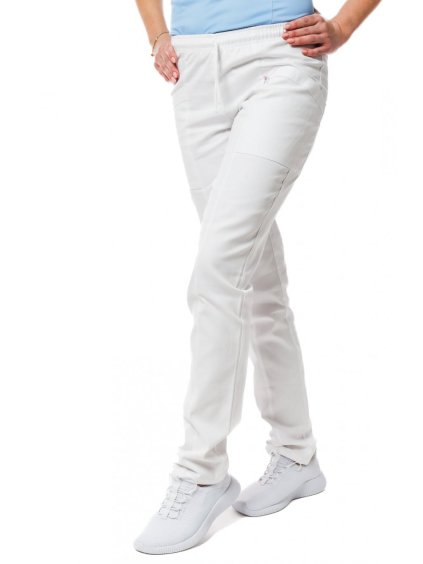 Egészségügyi nadrágok SISI SATTÉ Slim Fehér