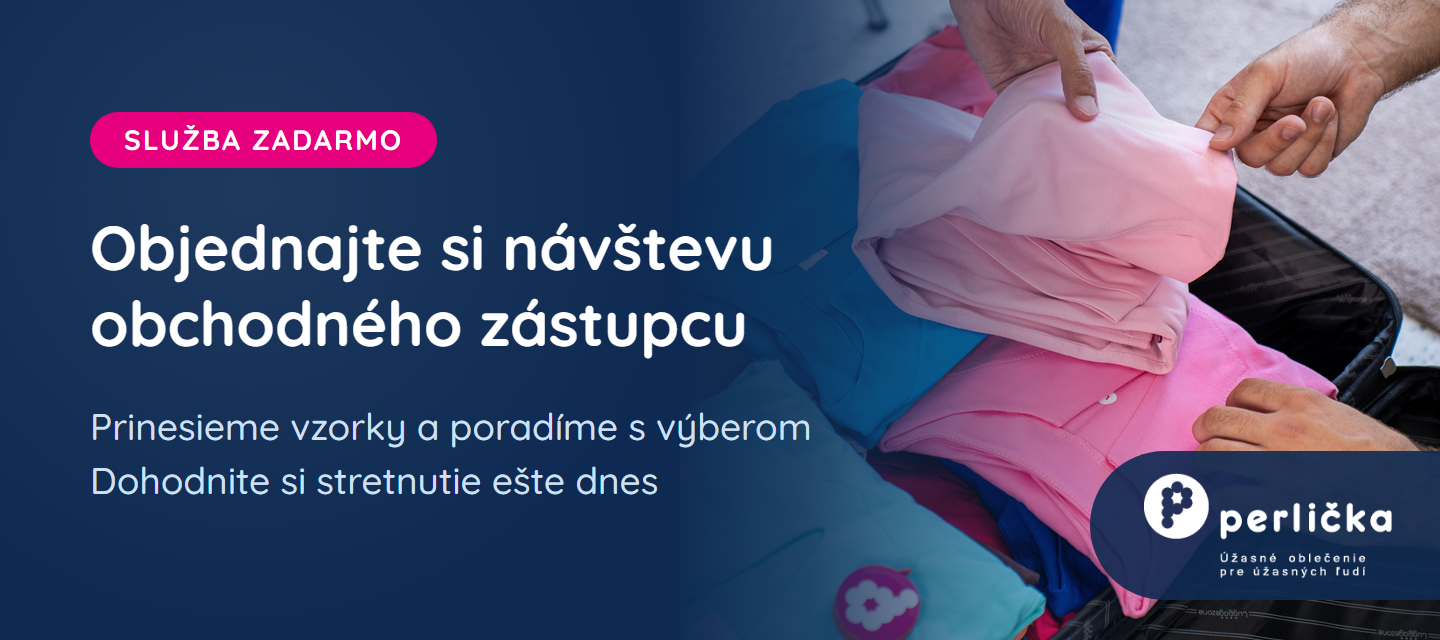 Perlička zdravotnícke oblečenie - Návšteva obchodného zástupcu