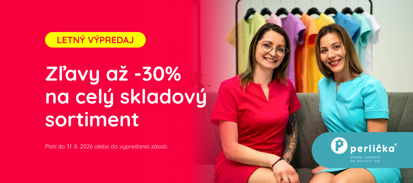 Perlička zdravotnícke oblečenie - Letný výpredaj