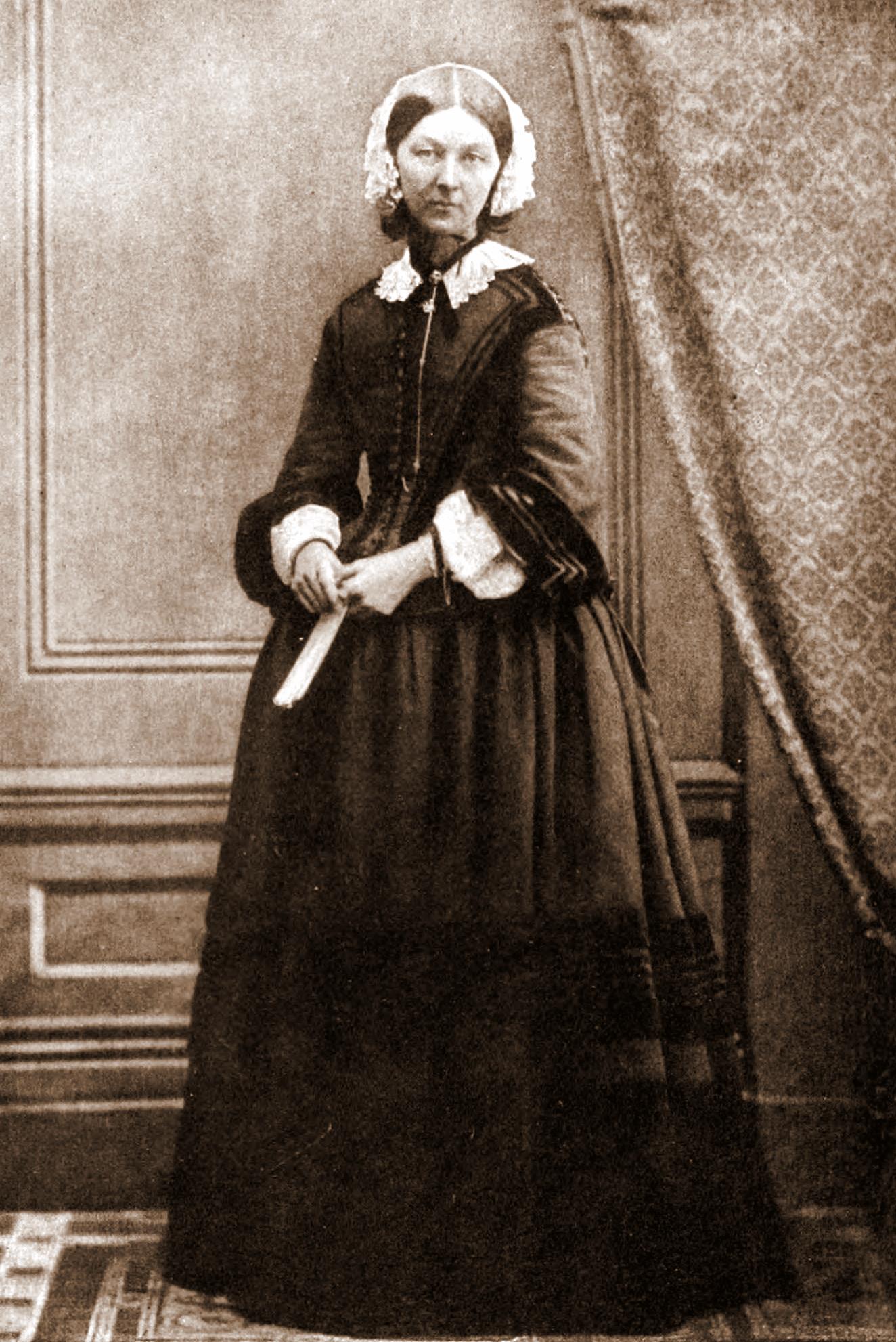 Florence Nightingale, dobový portrét z roku 1858