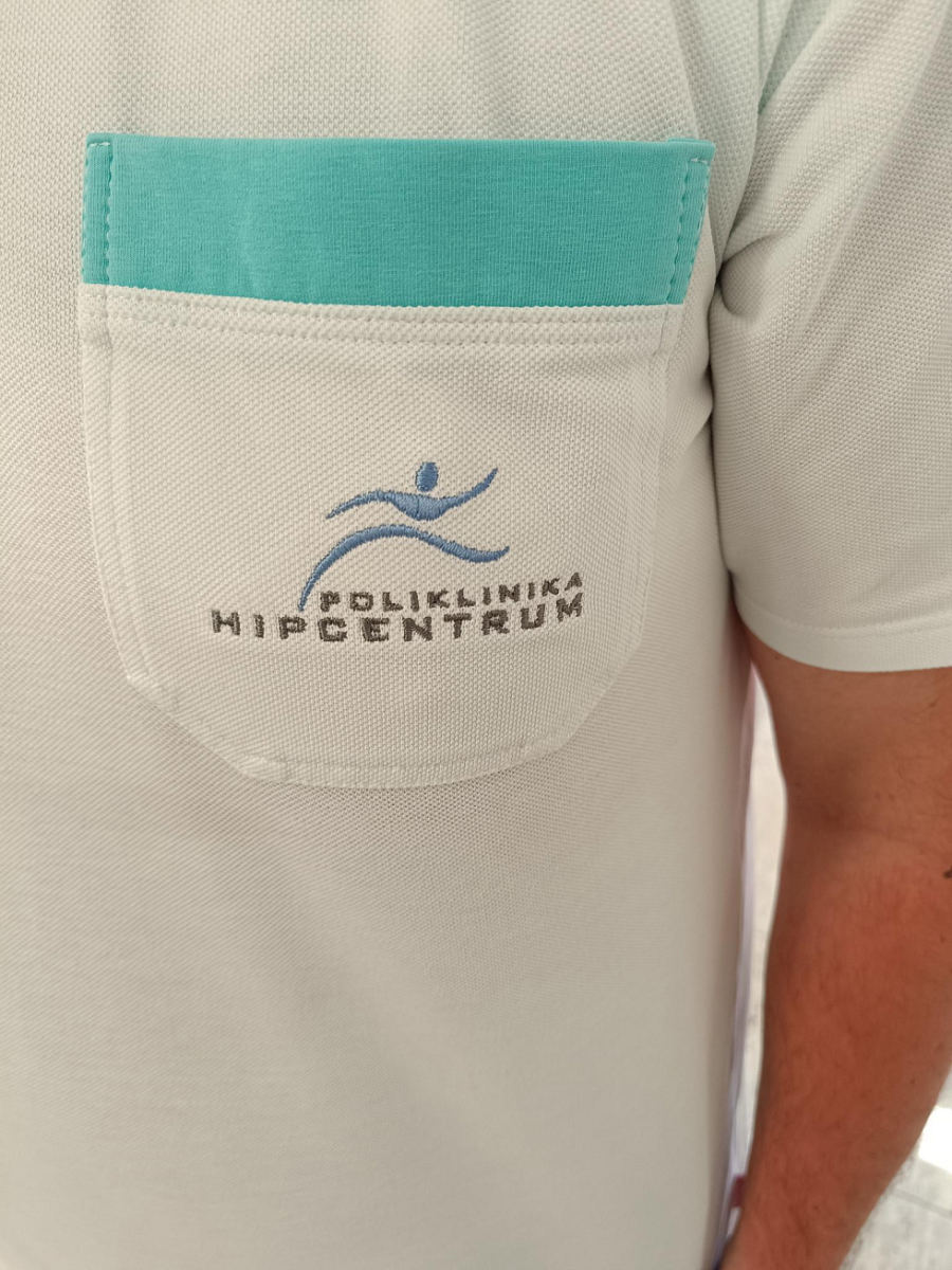 Vyšité logo na oblečení Perlička, ukázka 7