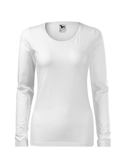 Tričko Slim Dámske, biela – Perlička®
