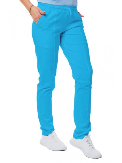 Zdravotnícke nohavice TINA Úplet Regular Tmavý tyrkys