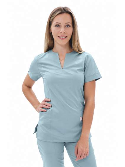 Zdravotnícka košeľa LILI SATTÉ, blank blue – Perlička®