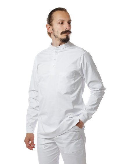 Zdravotnícka košeľa BONO SATTÉⓇ (Farba Biela, Veľkosť 42)