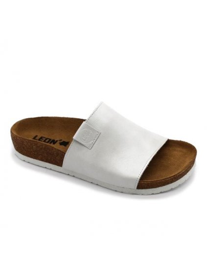 Leon 4205 Dámska zdravotná celokožená obuv (Farba Biela, Veľkosť 39 - 25cm)