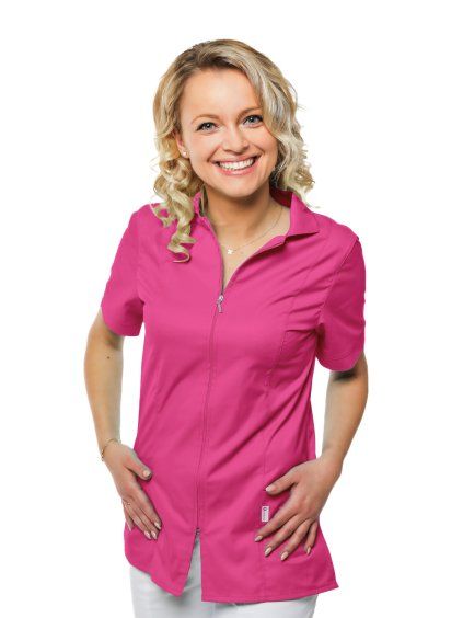 Zdravotnícka blúzka DIANA, cyklámen – Perlička®
