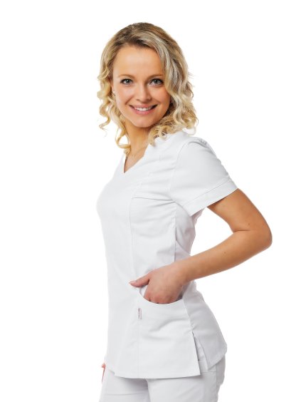 Zdravotnícka košeľa VIKY - PERLIČKA  - farebná zdravotnícka košeľa - Perlička –  zdravotnícke oblečenie – lekárske oblečenie – medic dress – medical-uniforms – pracovné oblečenie – oblečenie pre zdravotníkov – oblečenie pre lekárov -  oblečenie pre doktora – oblečenie pre sestričku – oblečenie pre doktorku – zdravotnícke prostredie – chirurgické oblečenie – oblečenie pre kliniku – slovenský výrobok – scrubimed – uniformshop – pracovné odevy -  modernbhp – dualbp – lubica