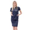 Zdravotnícke šaty Mia Úplet® Tmavomodrá