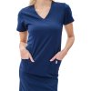Zdravotnícke šaty Ivka SATTÉ Navy modrá