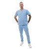 Zdravotnícke nohavice GEJZA SATTÉ Slim, bledomodrá – Perlička®