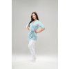 Zavinovacia blúzka IZABEL Blank Blue