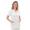 Zdravotnícka košeľa LILI Úplet Biela