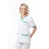 Zdravotnícka košeľa LORA (Farba Biela/Parížská modrá, Veľkosť 50)