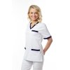 Zdravotnícka košeľa LORA (Farba Biela/Parížská modrá, Veľkosť 52)