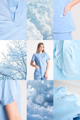 Farba mesiaca 💙 Bledomodrá, ktorá upokojí priestor aj myseľ. Jemná. Nadčasová. Presne taká, akú máme radi.