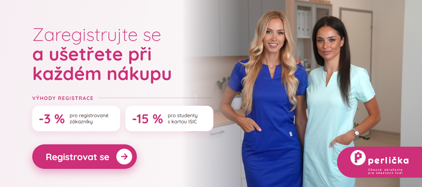 Kvalitní zdravotnické oblečení Perlička - Registrace