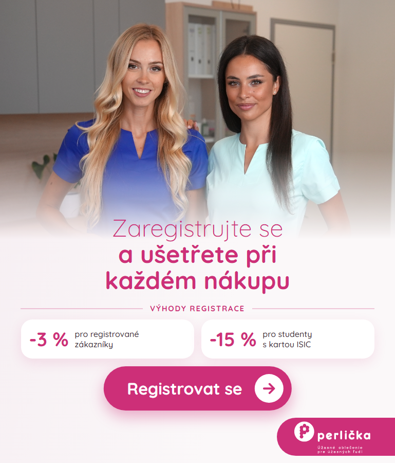 Kvalitní zdravotnické oblečení Perlička - Registrace