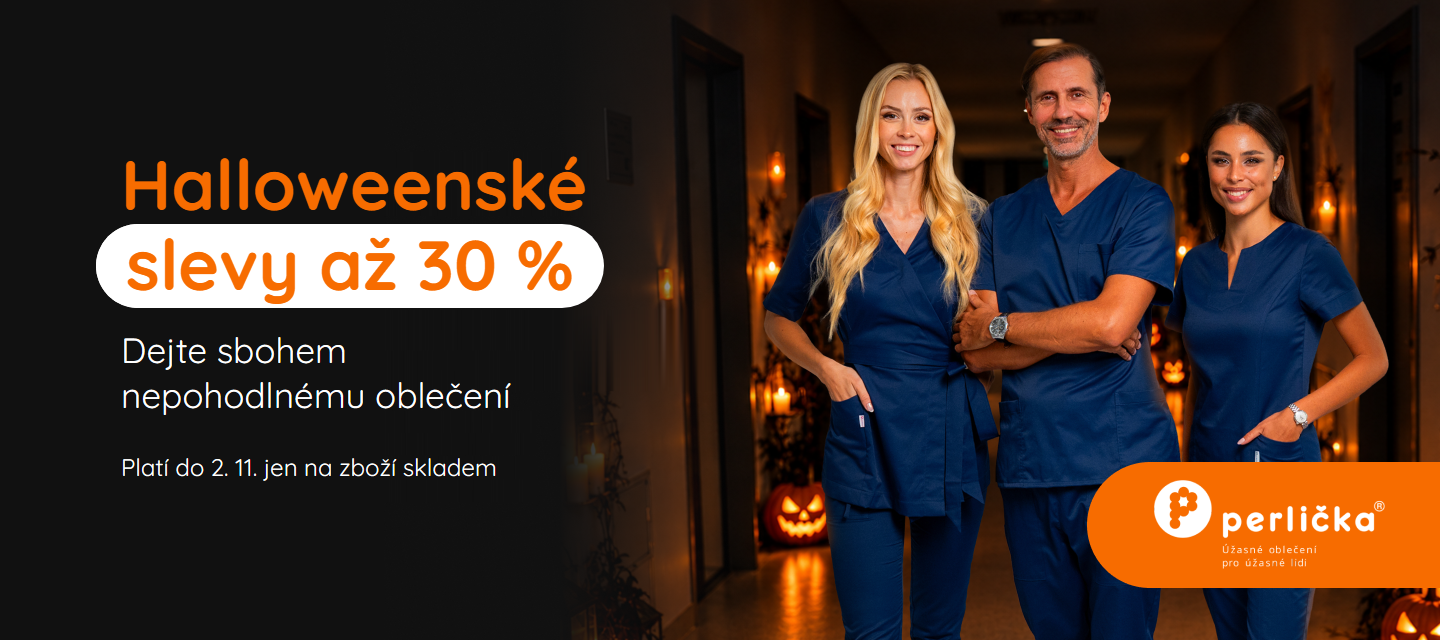 Perlička zdravotnické oblečení - výprodej - do 30%