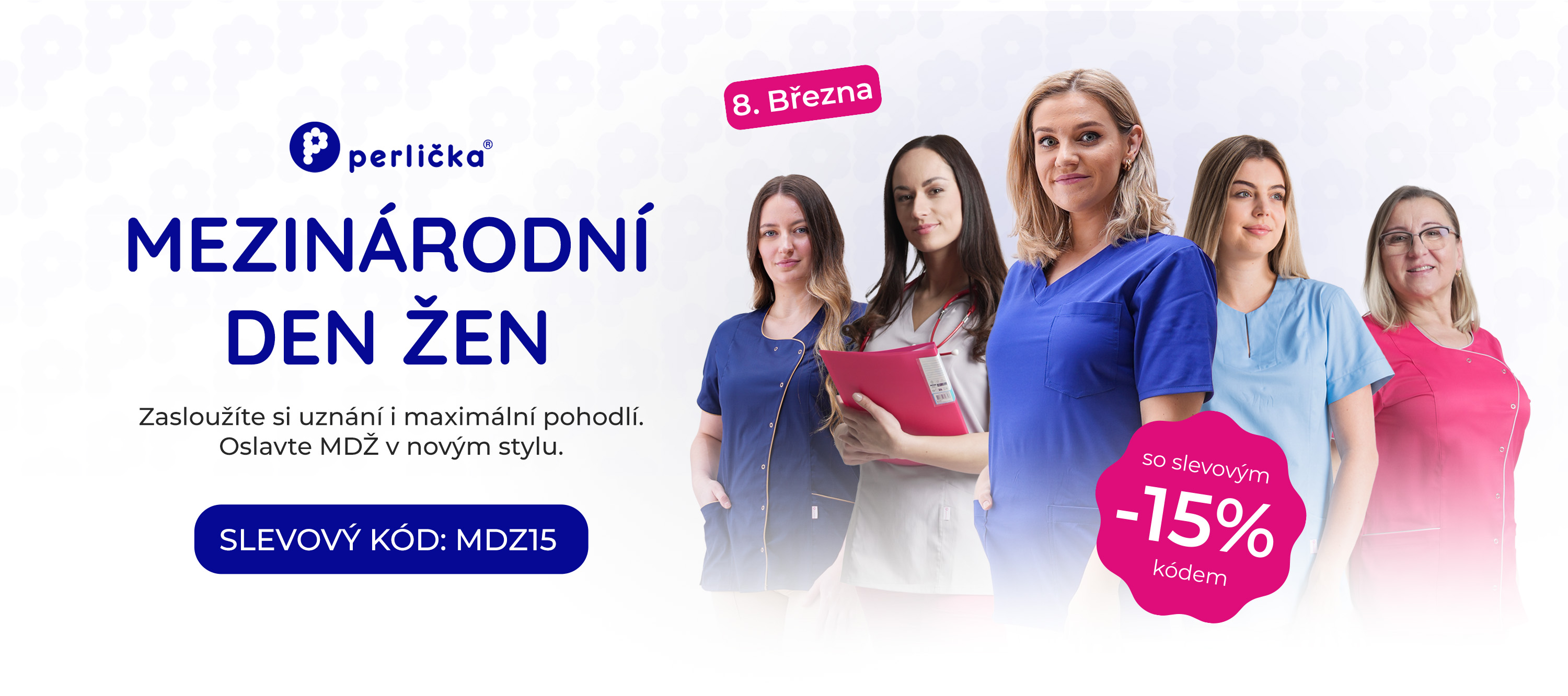 MDŽ -15% sleva na oblečení Perlička