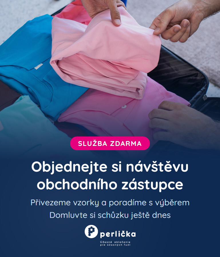 Perlička zdravotnické oblečení - Návštěva obchodního zástupce