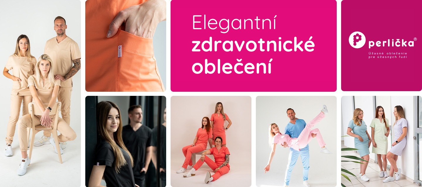 Perlička zdravotnické oblečení - letní výprodej - do 30%