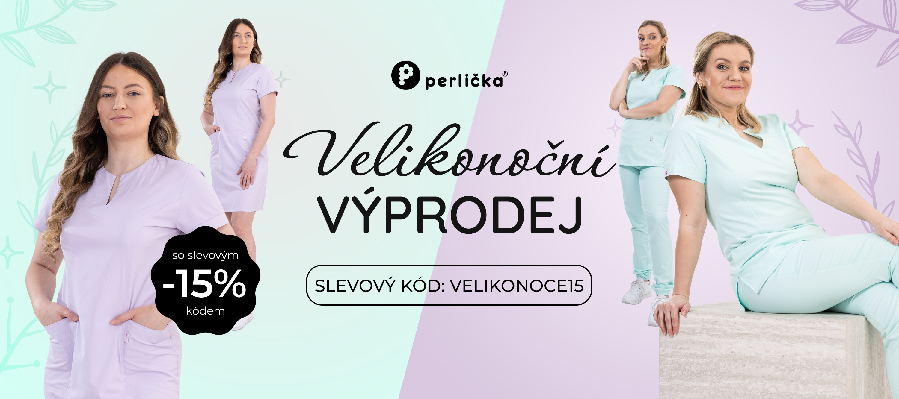 VELIKONOCE -15% sleva na oblečení Perlička