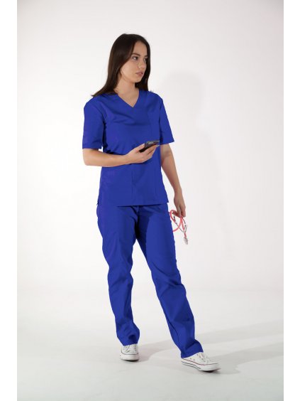 Zdravotnícky set Pařížska modrá (Velikost košile XS, Velikost kalhot XS)