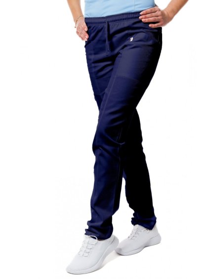 Zdravotnické kalhoty SISI SATTÉ Slim Tmavěmodrá