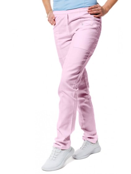 Zdravotnické kalhoty SISI SATTÉ Slim Růžová